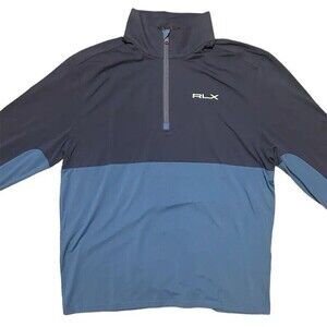 RLX Ralph Lauren Active Men’s Sport Top-NWT Blue Wicking Tech Sz L $128
